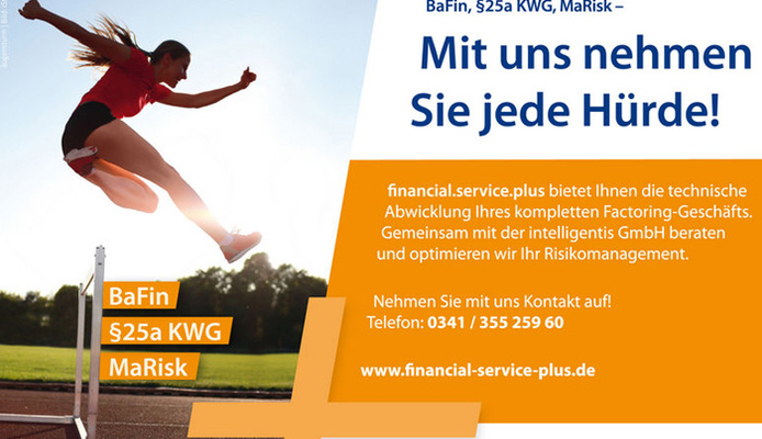 Print-Anzeige für die financial.service.plus GmbH