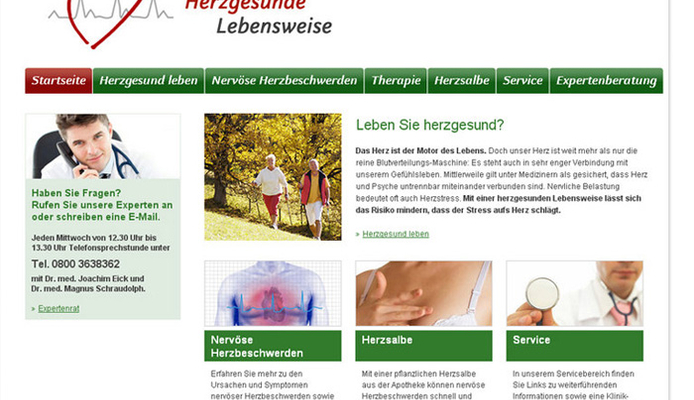 Themenwebsite für die TRUW Arzneimittel GmbH
