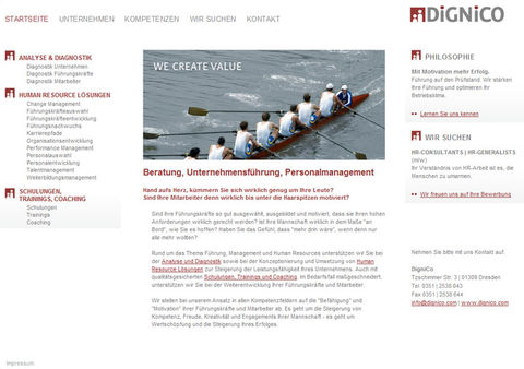 Launch Website DIGNICO