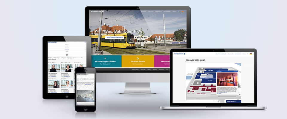 Neue Website Messe Dresden