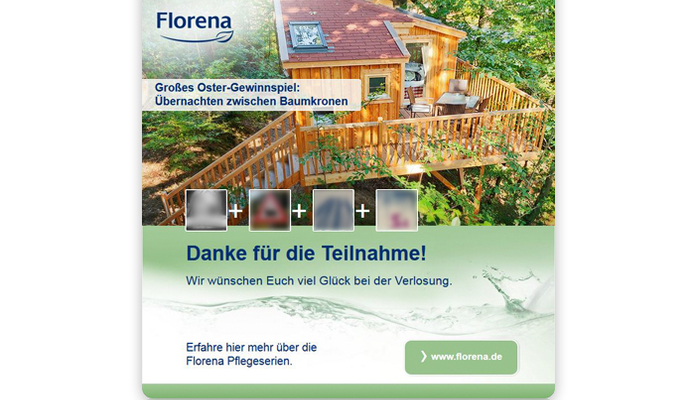 Florena Facebook App - Danke