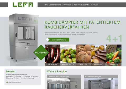 Relaunch der Website für die LEFA GmbH