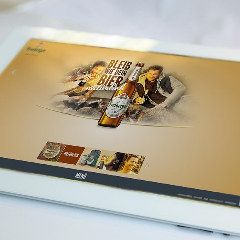 Responsive Website Freiberger Brauhaus