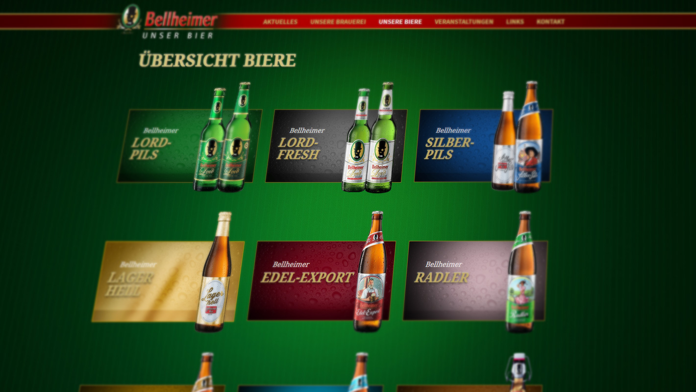 Produkt-Website Bellheimer