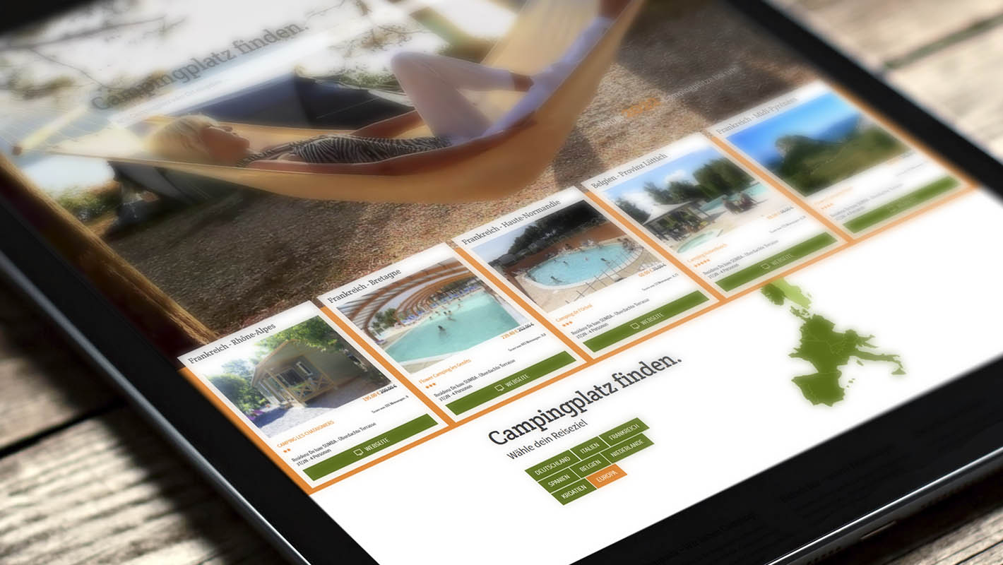 Responsive Webdesign Camping Campoola