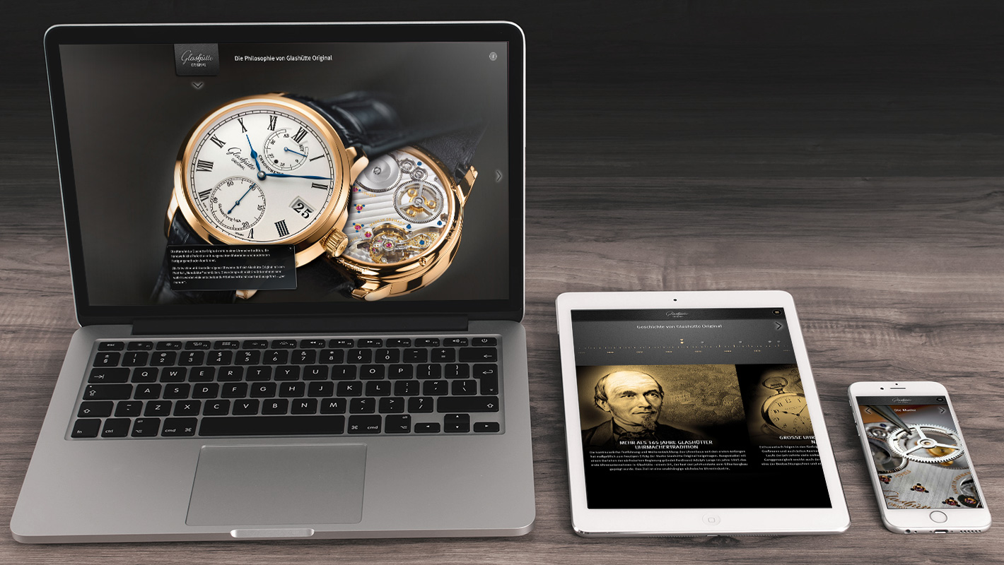 Responsive Webdesign Glashütte Original