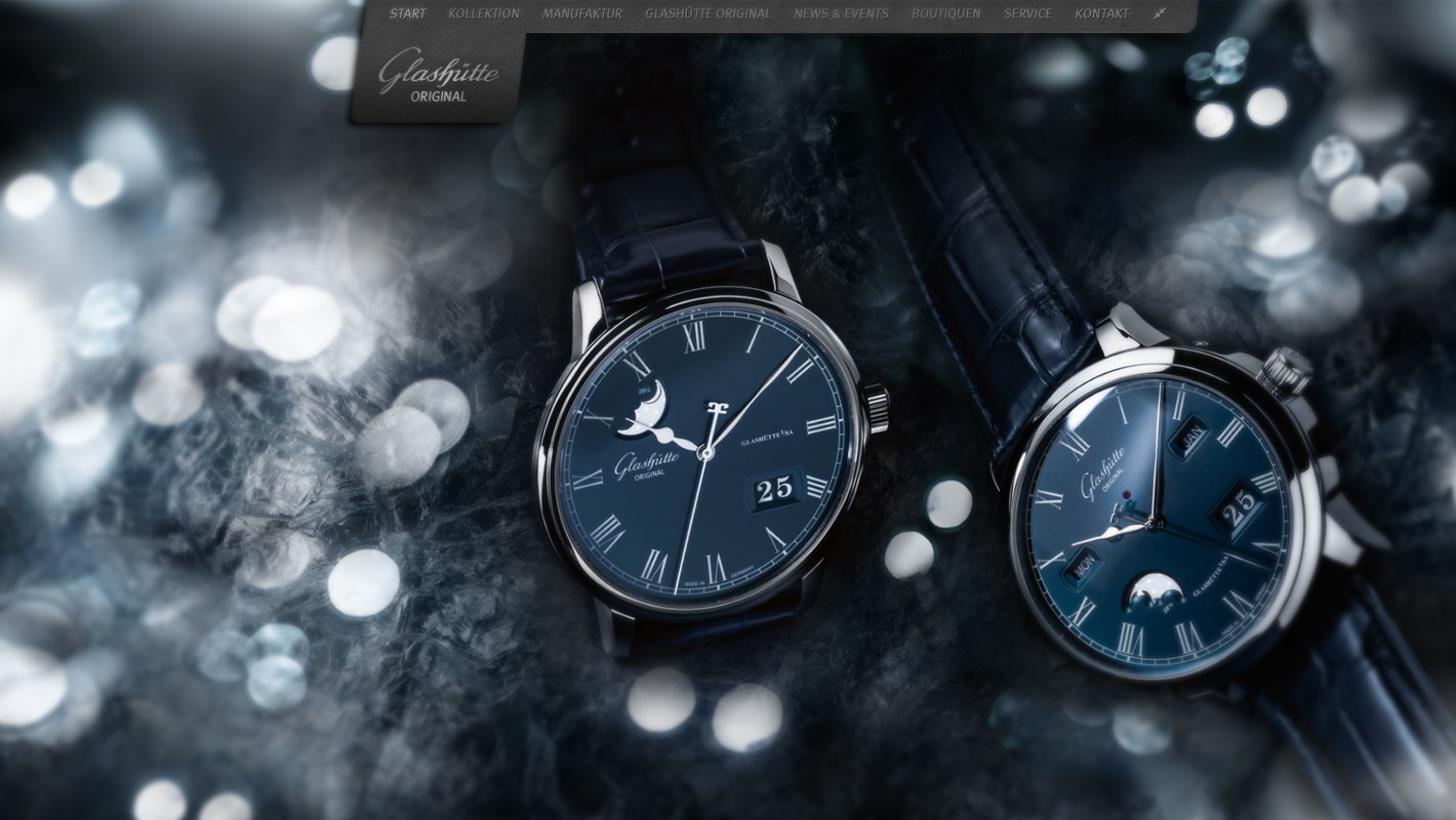 Luxusuhr Website Glashütte Original