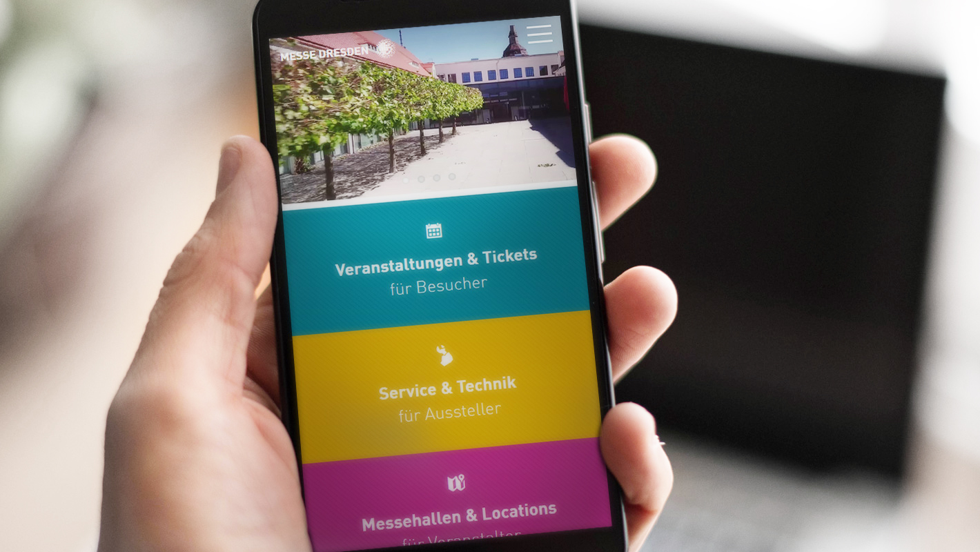 Mobile Website Messe Dresden