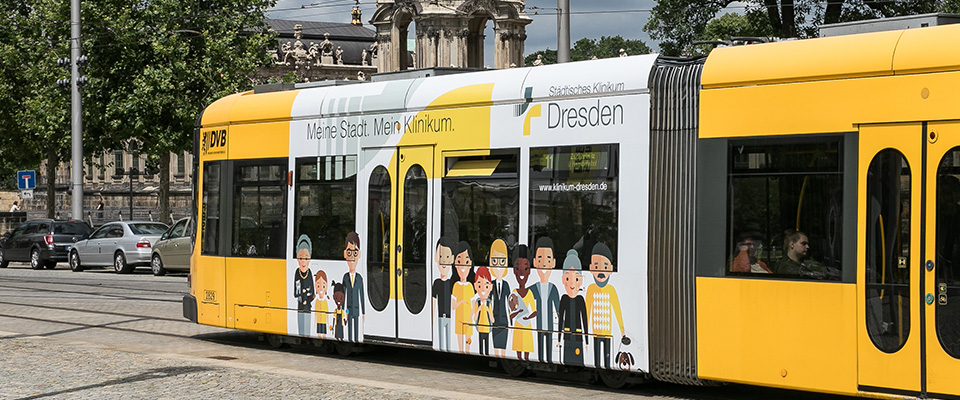 Straßenbahn Städtische Klinikum Dresden