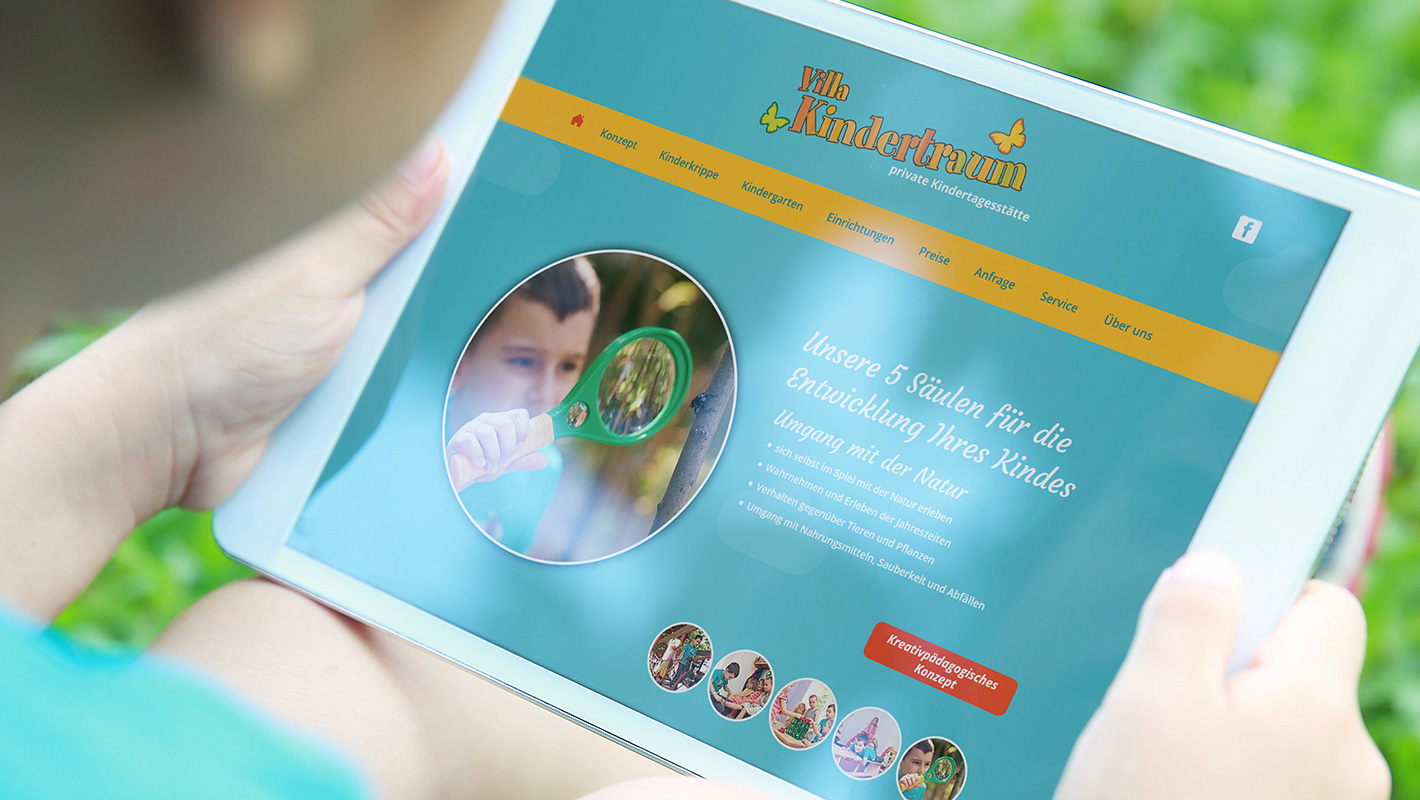 Responsive Webdesign Villa Kindertraum