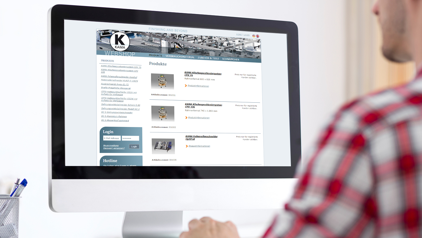 Online-Shop Webshop Magento KAMA