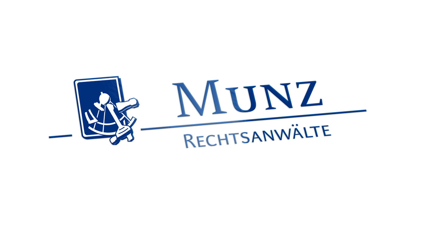 Corporate Design Logo Munz Rechtsanwälte