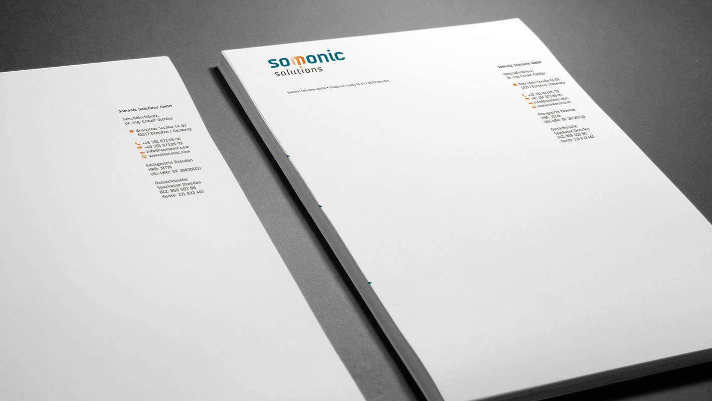 Somoinc Briefbogen Corporate Design