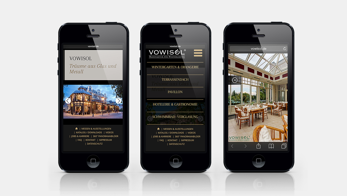 Mobile Website Vowisol